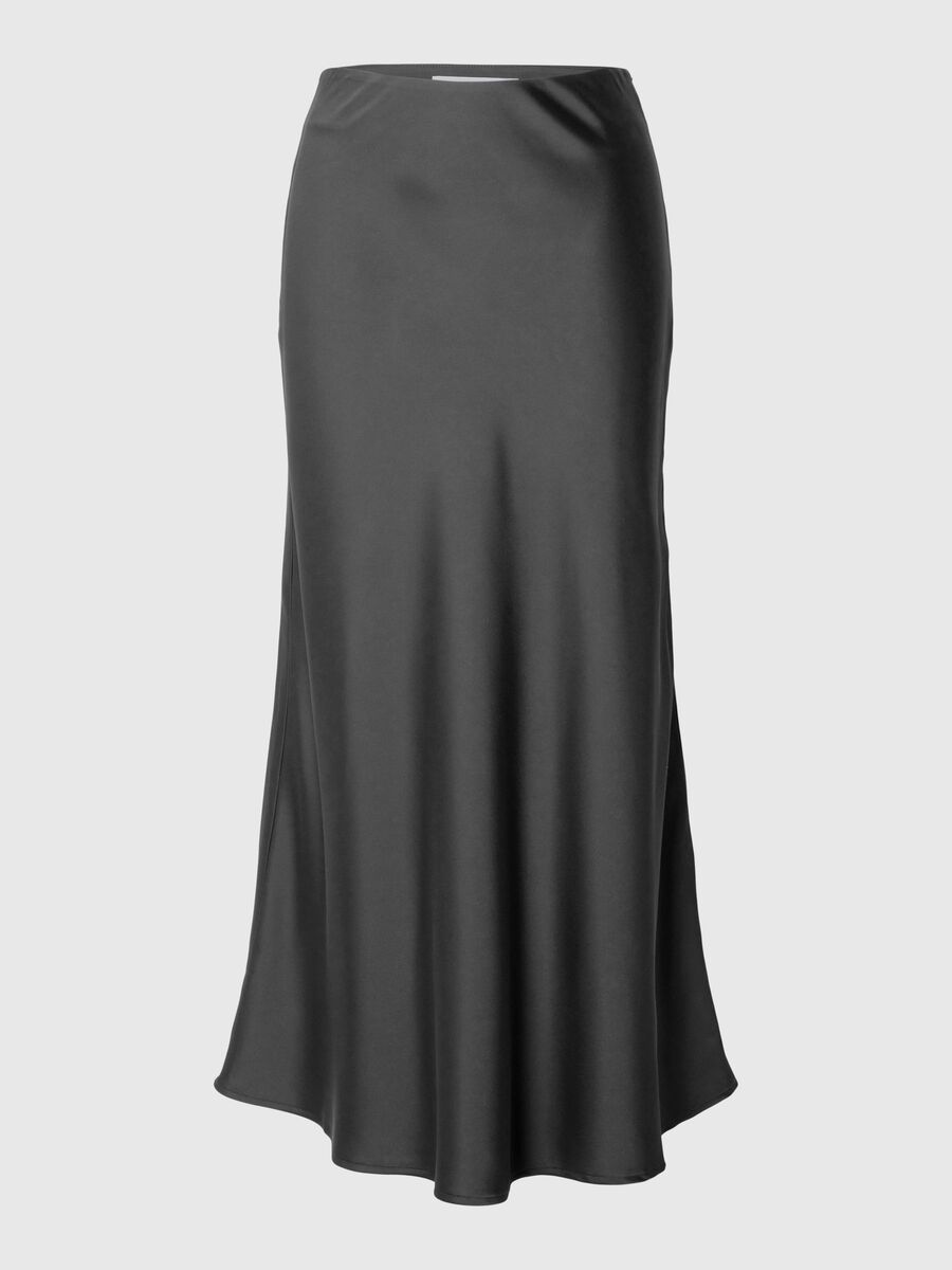 Satin Maxi Skirt - Selected - Modalova