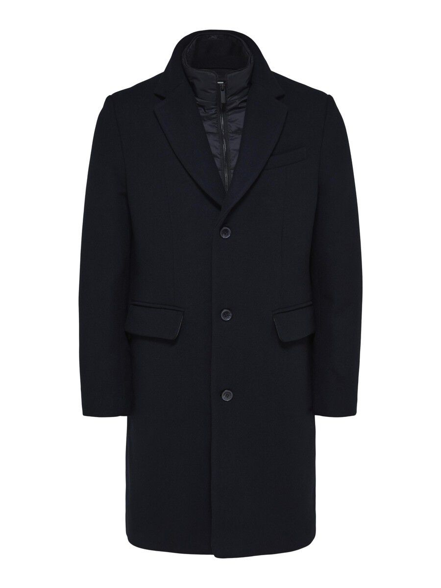 Tailored Wool Coat - Selected - Modalova
