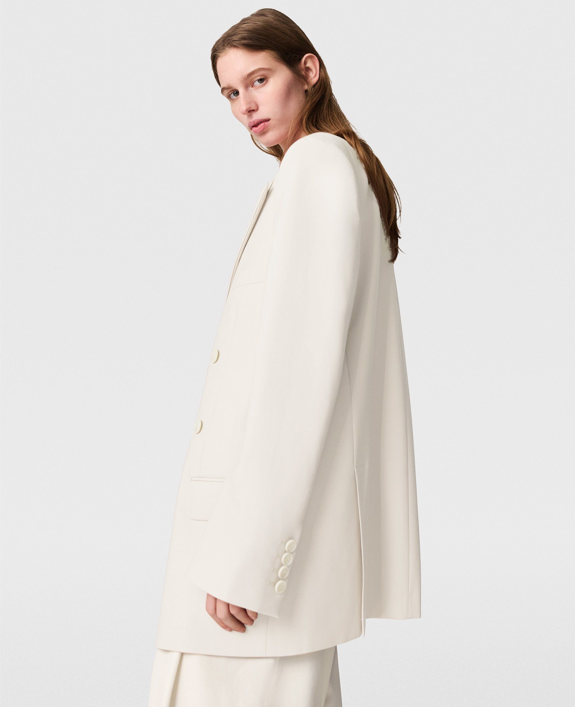 Oversized Double-Breasted Blazer, Woman, , Size: 42 - Stella McCartney - Modalova