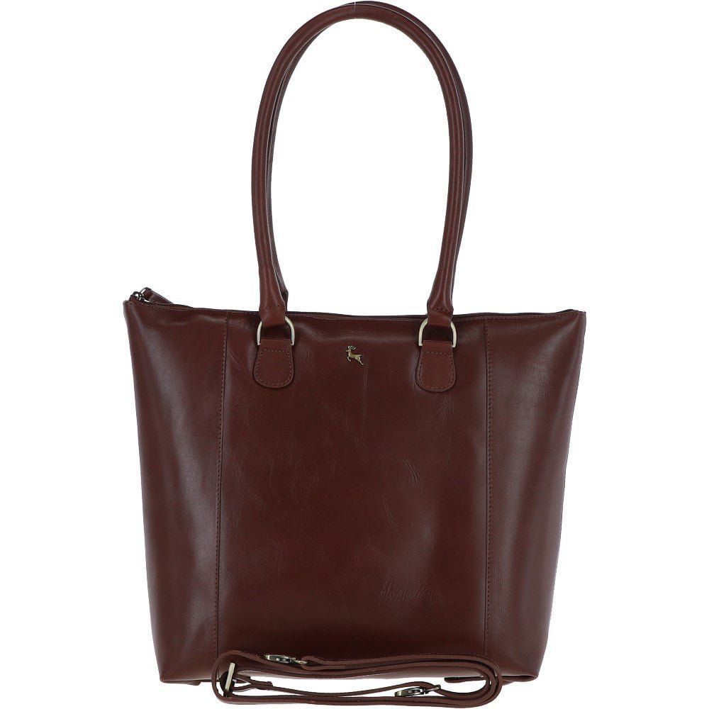 Ashwood Vegetable Tanned Large Leather Bag: V-29 Chestnut NA - Ashwood Handbags - Modalova