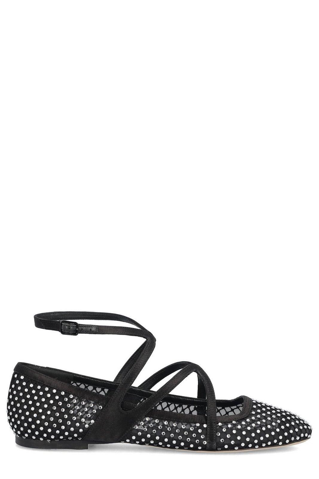 Astoria Ankle Strap Flats - Jimmy Choo - Modalova