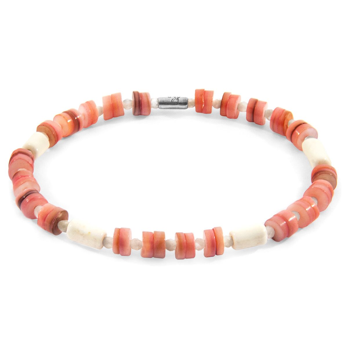 Maisie Silver and Freshwater Shell SKINNY Bracelet - ANCHOR & CREW - Modalova