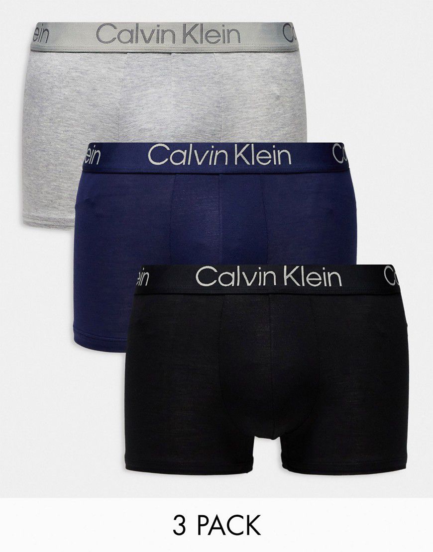 Confezione da 3 boxer aderenti ultra morbidi - Calvin Klein - Modalova