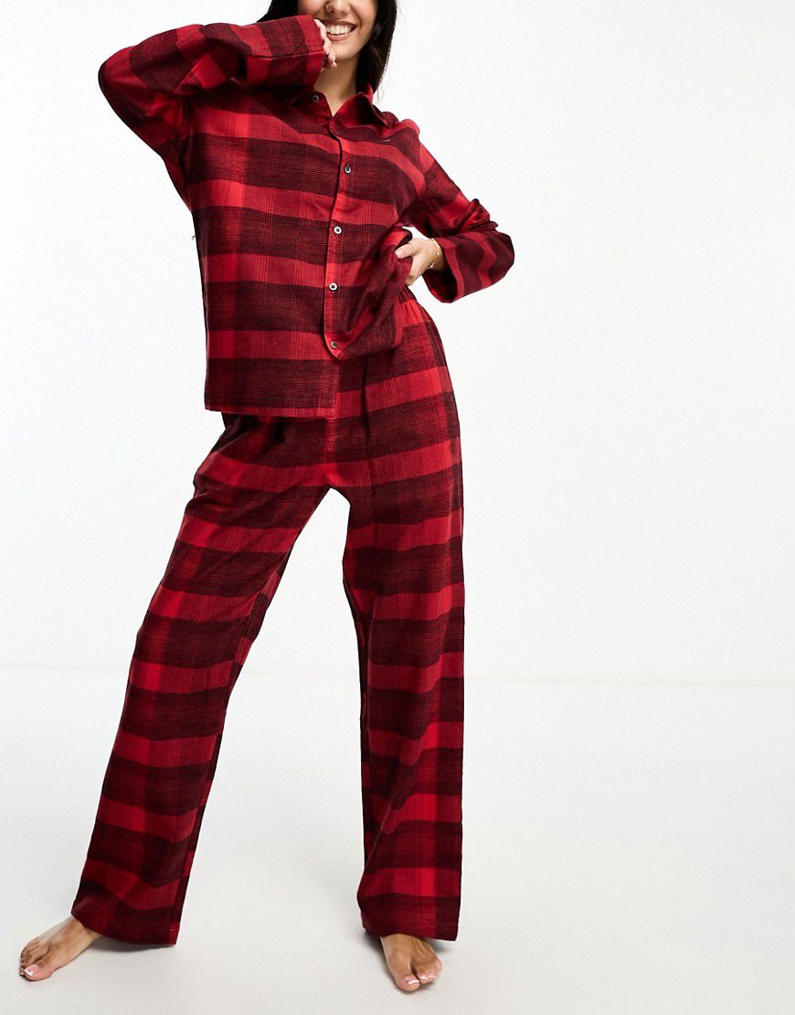 Pantaloni da casa in flanella a quadri - Calvin Klein - Modalova