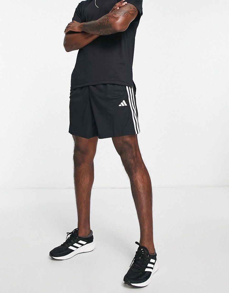 Adidas Training - Train Essentials - Pantaloncini neri con 3 strisce - adidas performance - Modalova