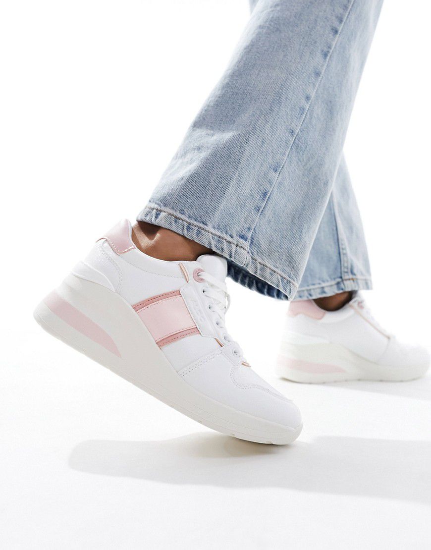 Abnerry - Sneakers bianche e rosa con zeppa - ALDO - Modalova