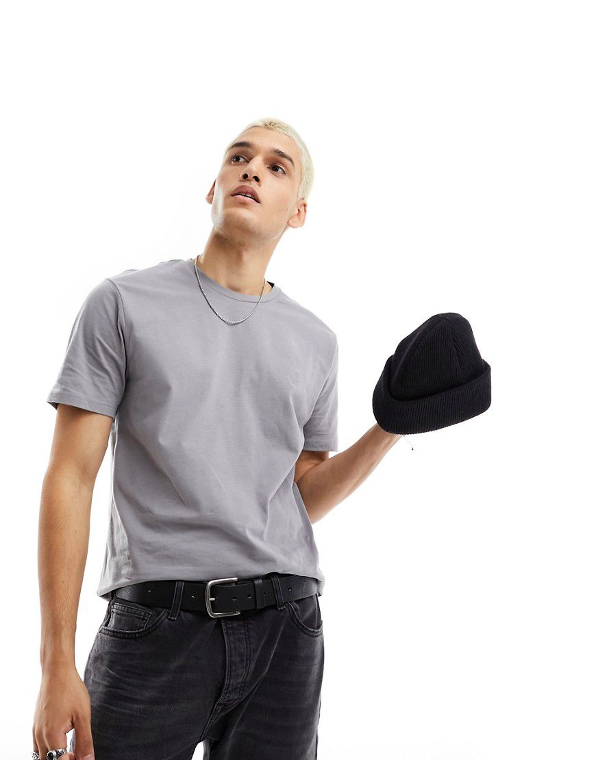 Brace - T-shirt girocollo a maniche corte grigia - AllSaints - Modalova