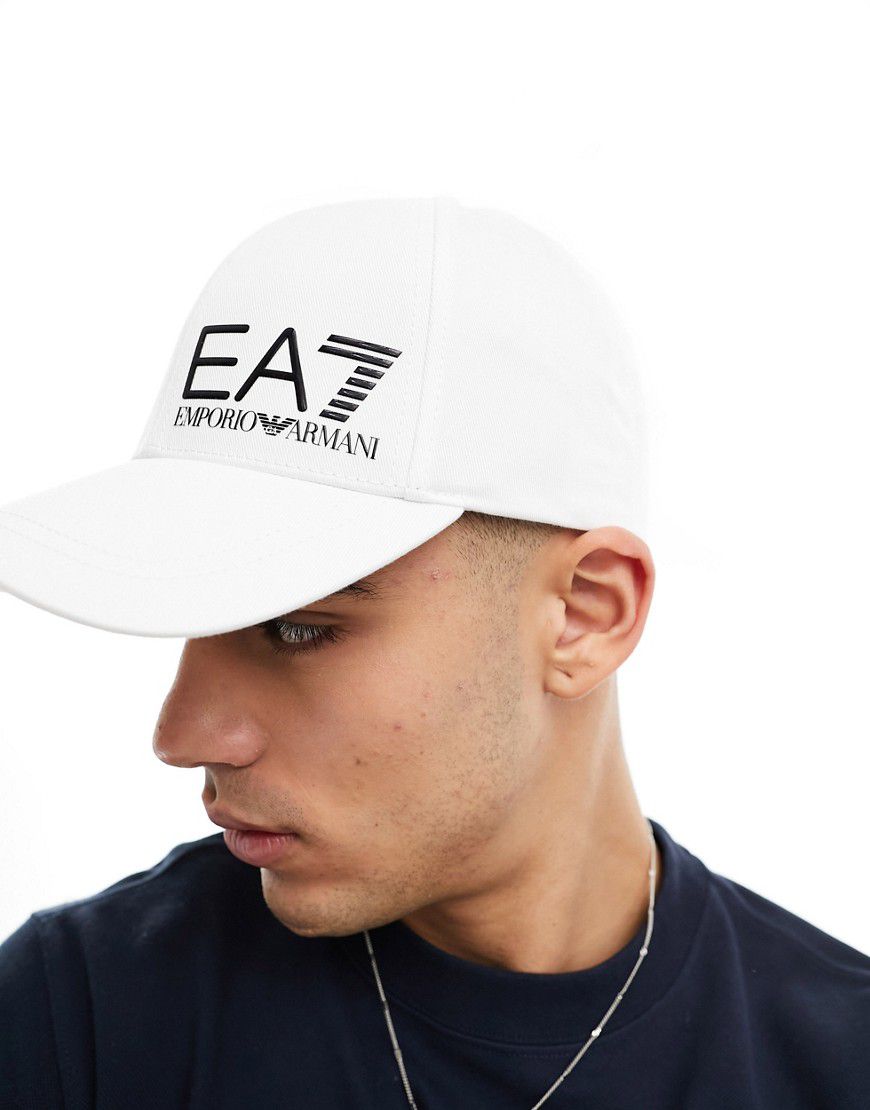 Armani - - Cappellino con visiera /nero con logo - EA7 - Modalova