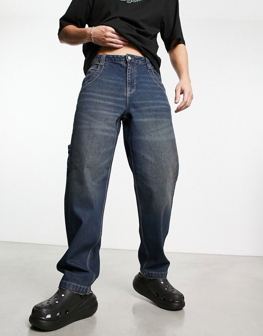 Jeans larghi lavaggio Y2K - ASOS DESIGN - Modalova