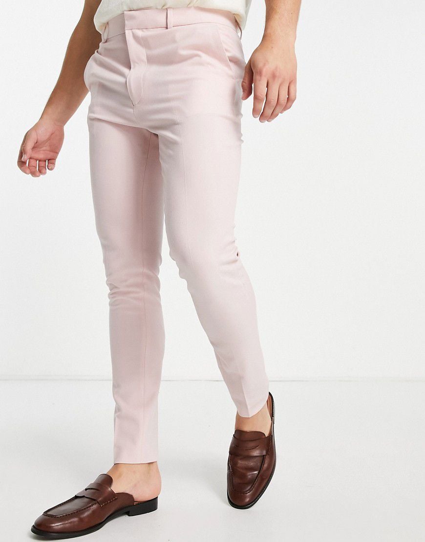 Pantaloni super skinny eleganti chiaro - ASOS DESIGN - Modalova