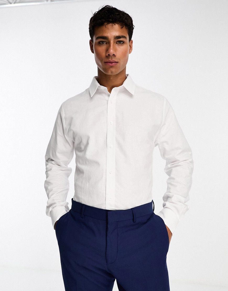 Camicia Oxford elegante a maniche lunghe bianca - Ben Sherman - Modalova