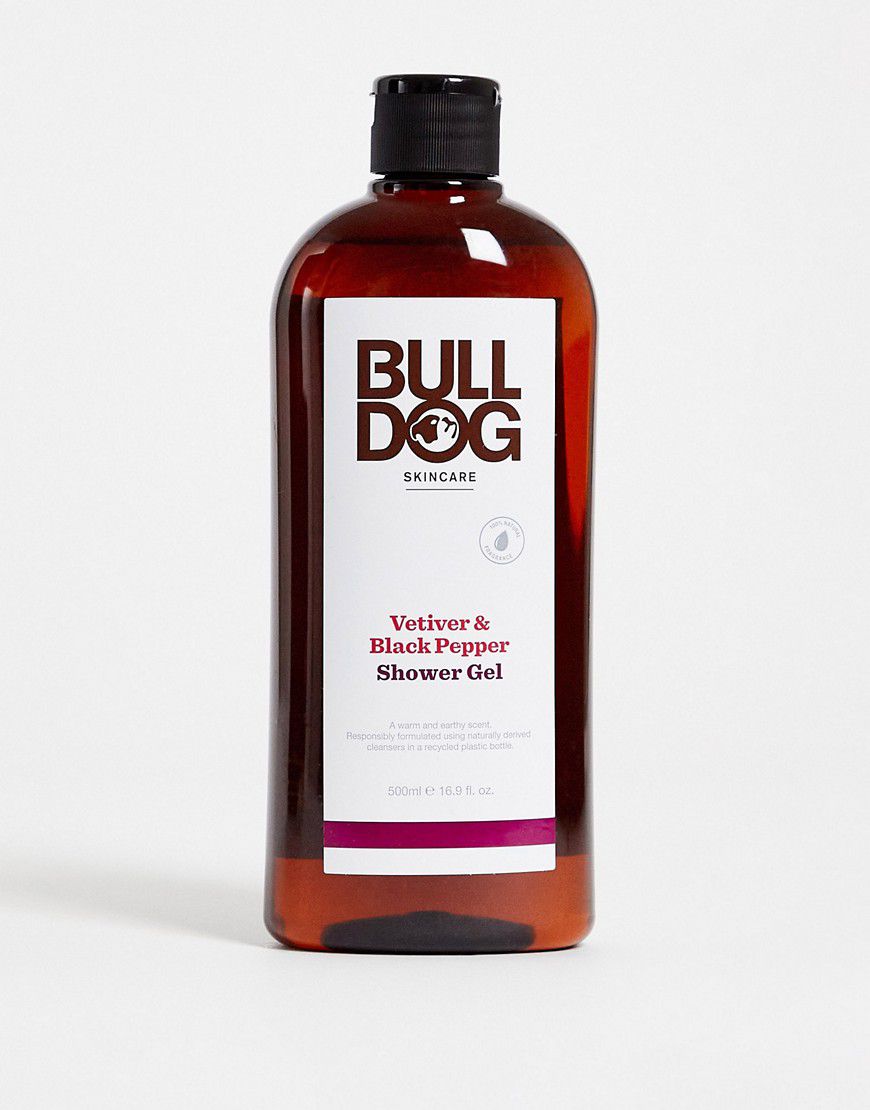 Gel doccia al pepe nero e vetiver da 500 ml - Bulldog - Modalova