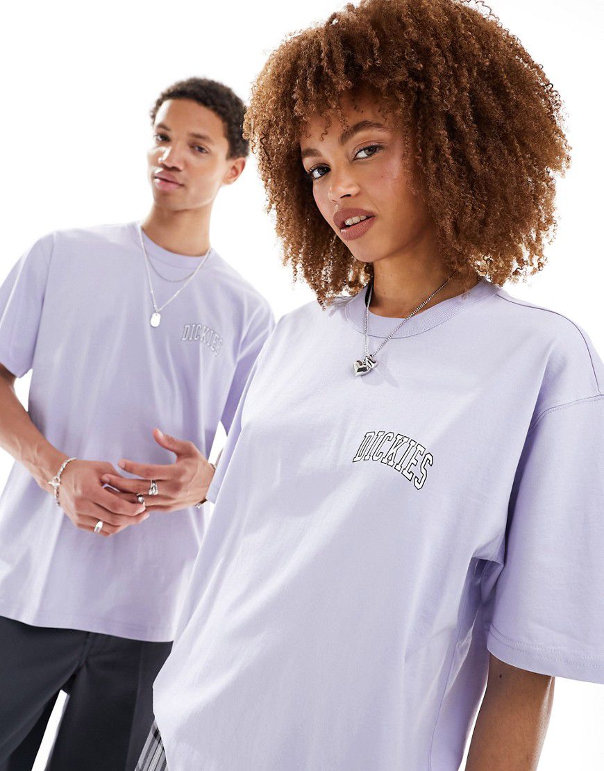 Aitken - T-shirt lilla con logo piccolo - Dickies - Modalova