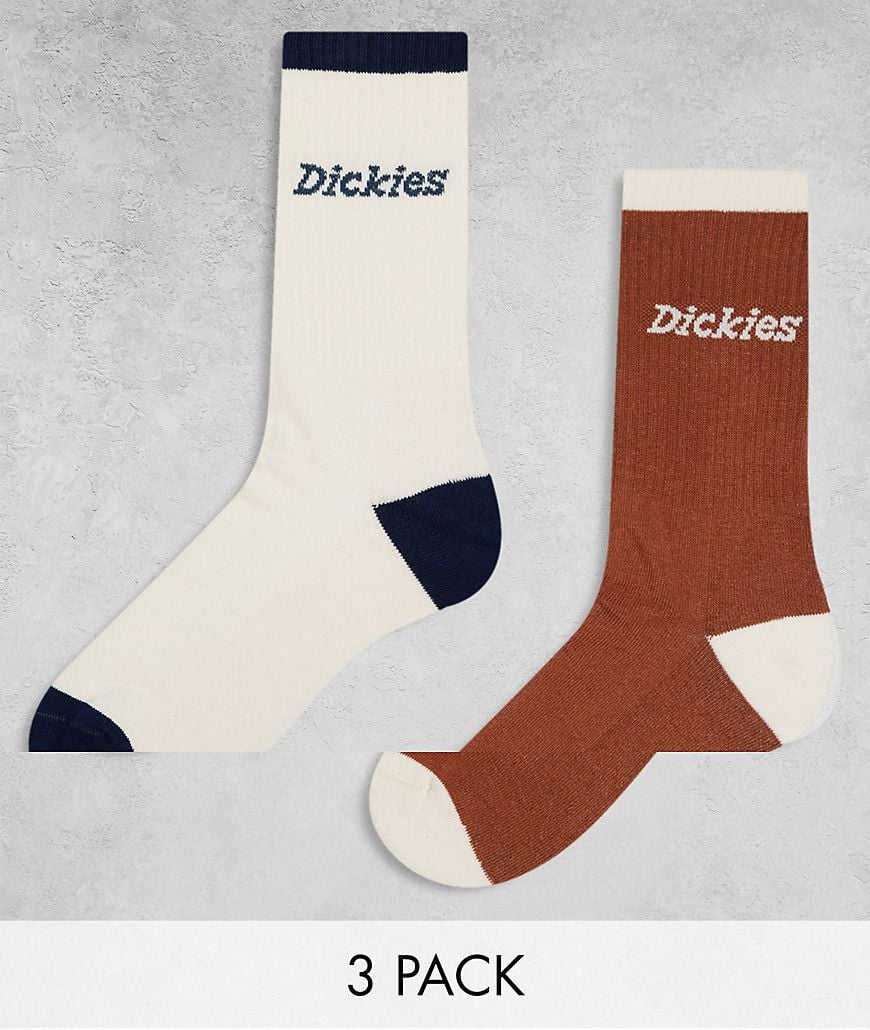 Ness City - Confezione da due paia di calzini in colori neutri - Dickies - Modalova