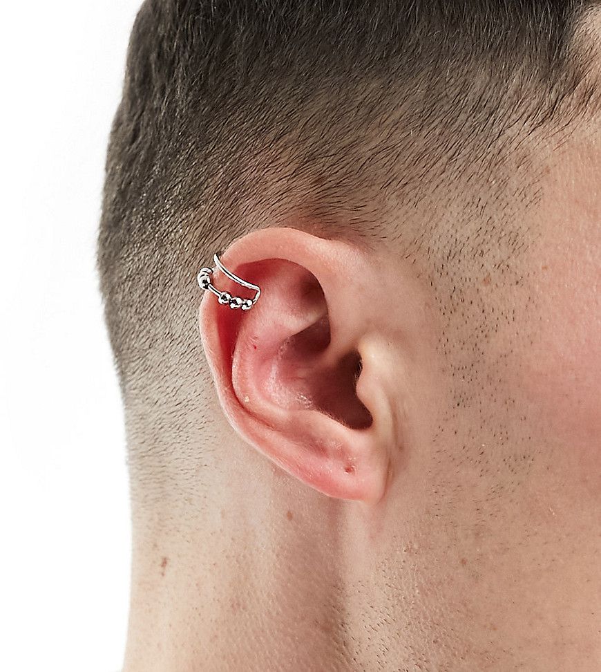 Faded - Future - Orecchino ear cuff doppio con sfere color - FADED FUTURE - Modalova