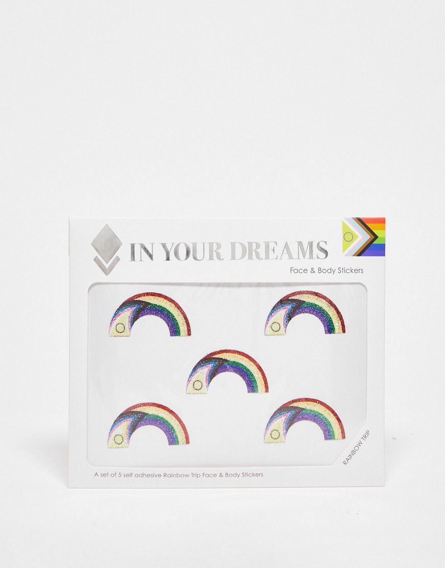 Pride Rainbow Trip - Adesivi per il viso e il corpo - In Your Dreams - Modalova