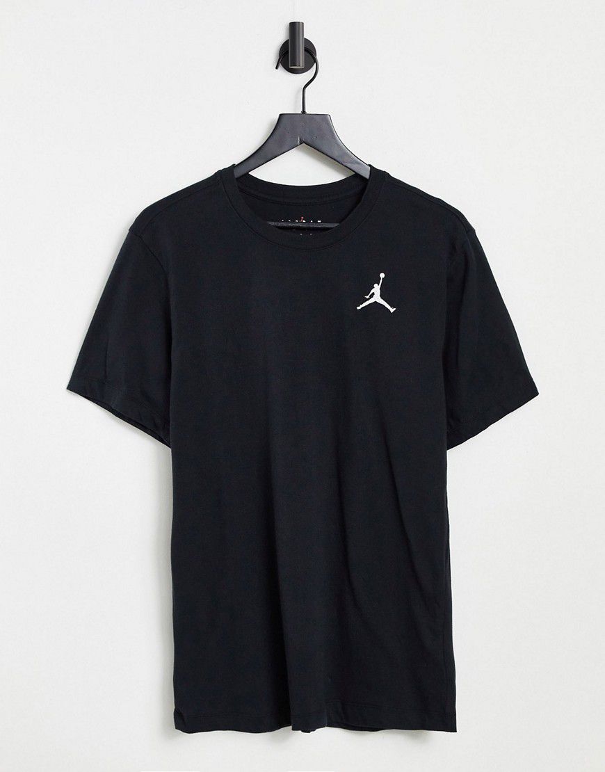 Jumpman - T-shirt nera con logo piccolo - Jordan - Modalova
