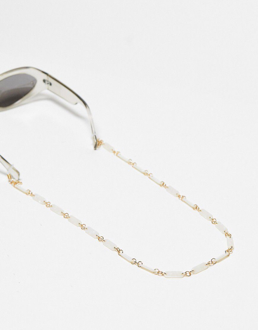 Catenina per occhiali da sole color /bianca marmorizzata - Jeepers Peepers - Modalova
