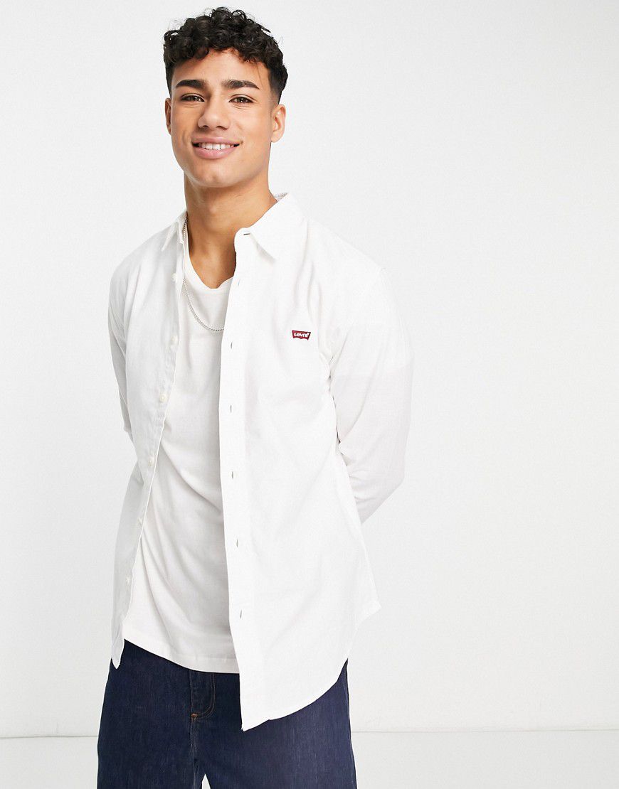Camicia Oxford bianca con logo piccolo - Levi's - Modalova