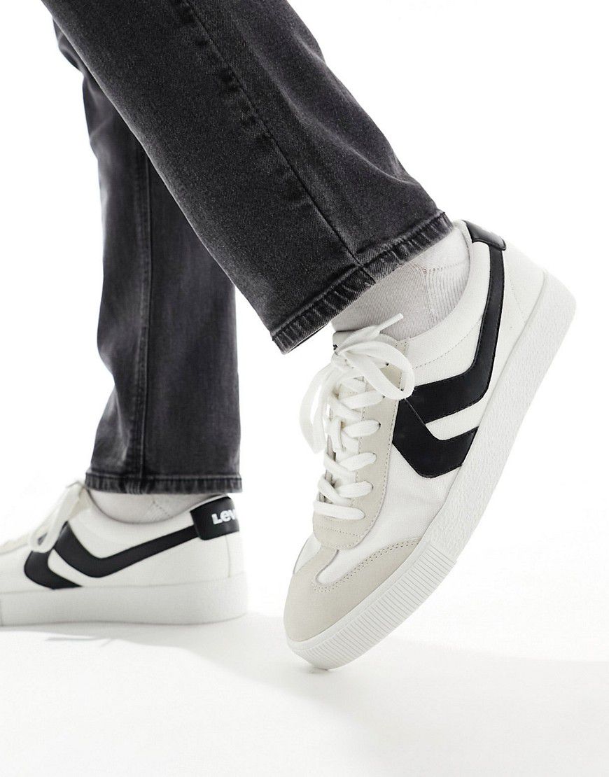 Sneak - Sneakers color crema con logo nero in misto scamosciato - Levi's - Modalova