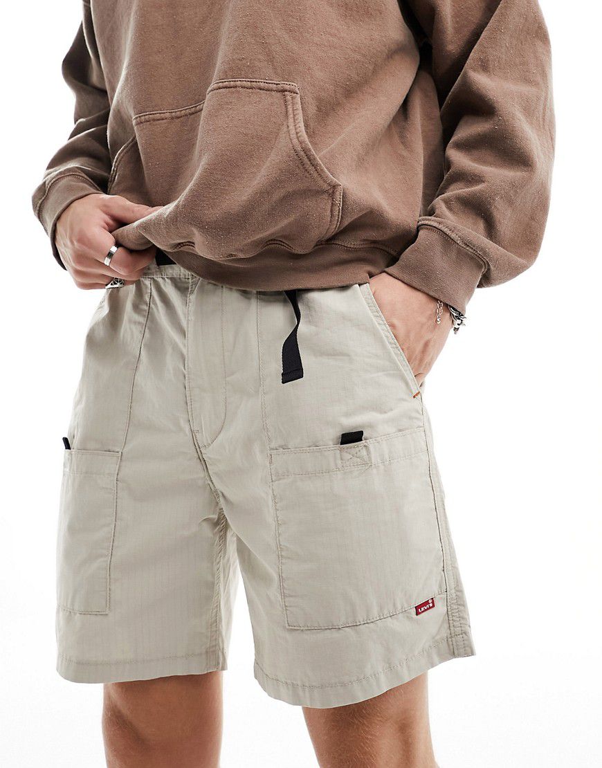 Pantaloncini multitasche color crema con cintura - Levi's - Modalova
