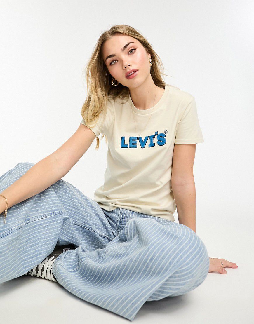 Perfect - T-shirt color crema con logo - Levi's - Modalova