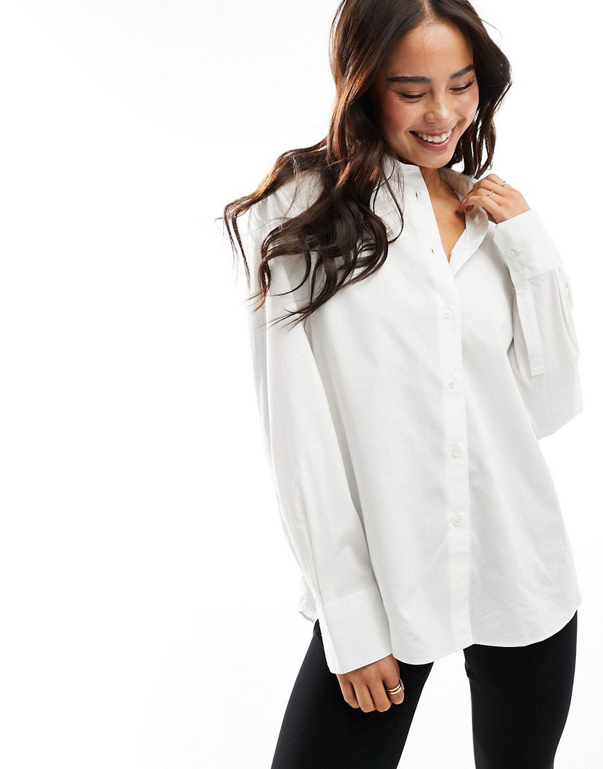 Camicia oversize bianca - Mango - Modalova
