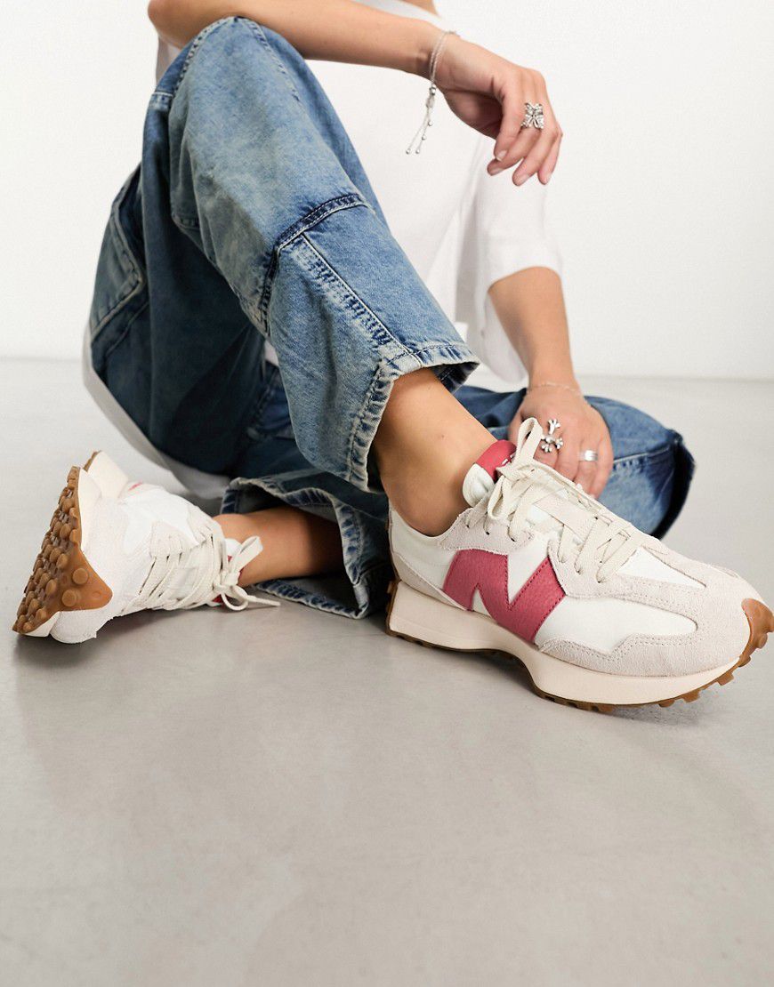 Sneakers bianche e rosa - New Balance - Modalova