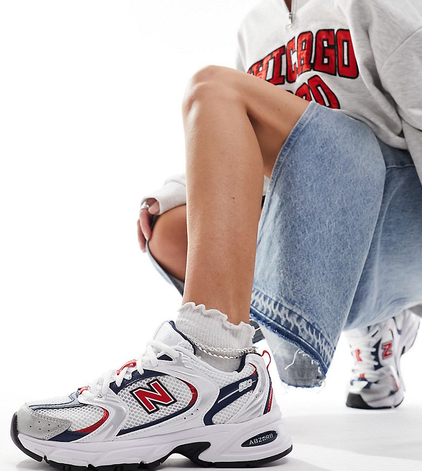 Sneakers rosse e blu navy - New Balance - Modalova