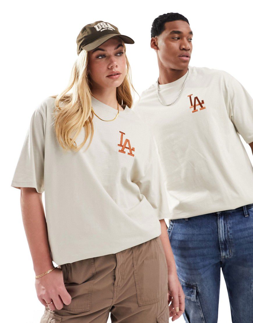 T-Shirt unisex con logo LA color écru - New Era - Modalova