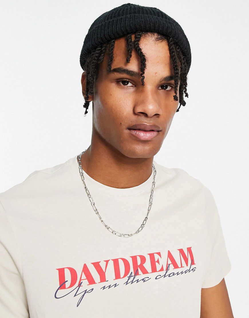 T-shirt sporco con scritta "Daydream" - New Look - Modalova