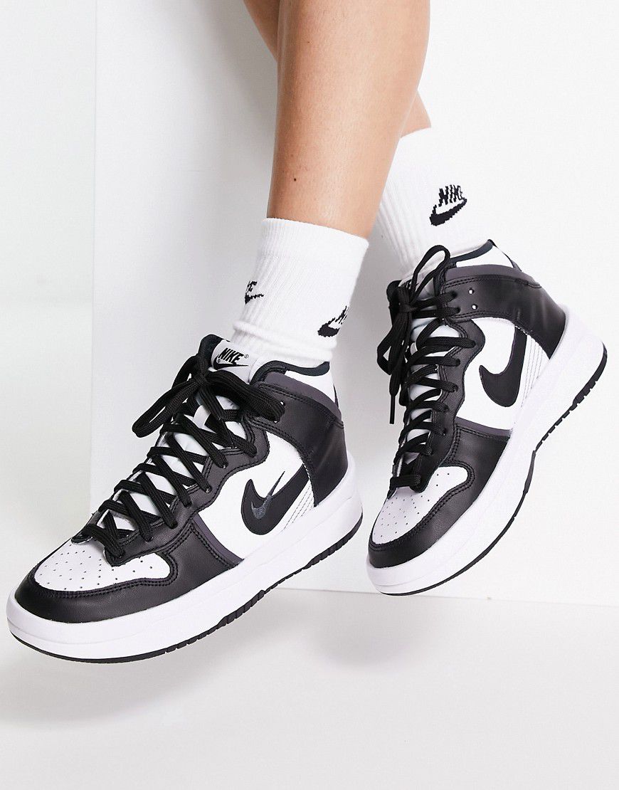 Dunk High Rebel - Sneakers alte bianche e nere - Nike - Modalova