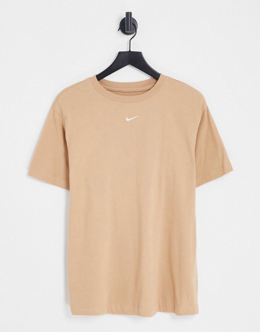 Essential - T-shirt boyfriend canapa con logo piccolo - Nike - Modalova