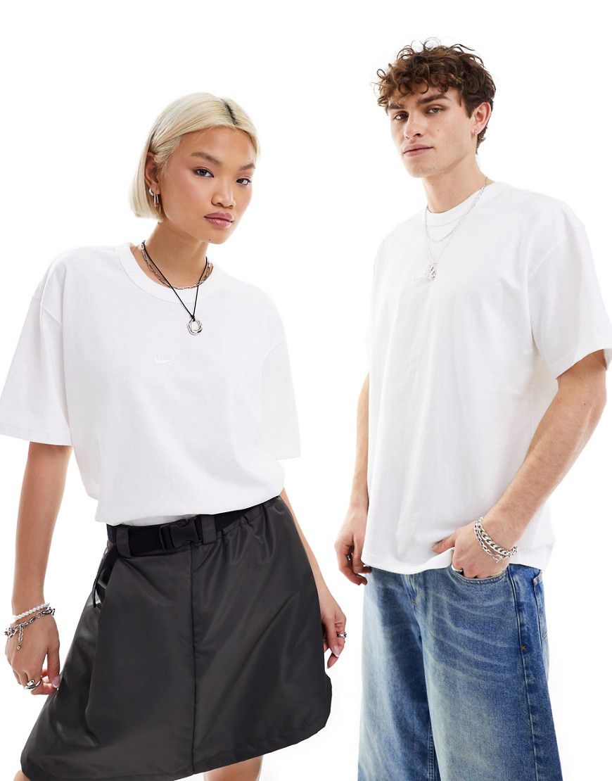 Premium Essentials - T-shirt unisex oversize bianca - Nike - Modalova