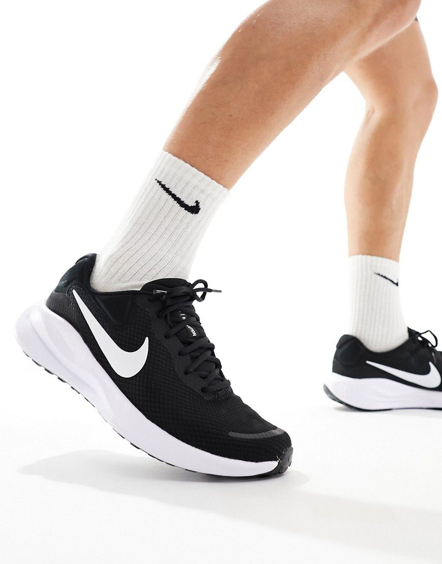 Revolution 7 - Sneakers nere e bianche - Nike Running - Modalova