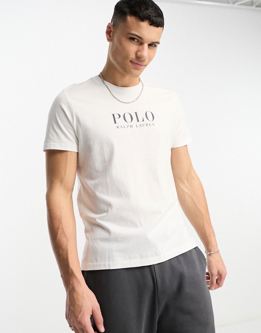 T-shirt da casa bianca con logo sul petto - Polo Ralph Lauren - Modalova