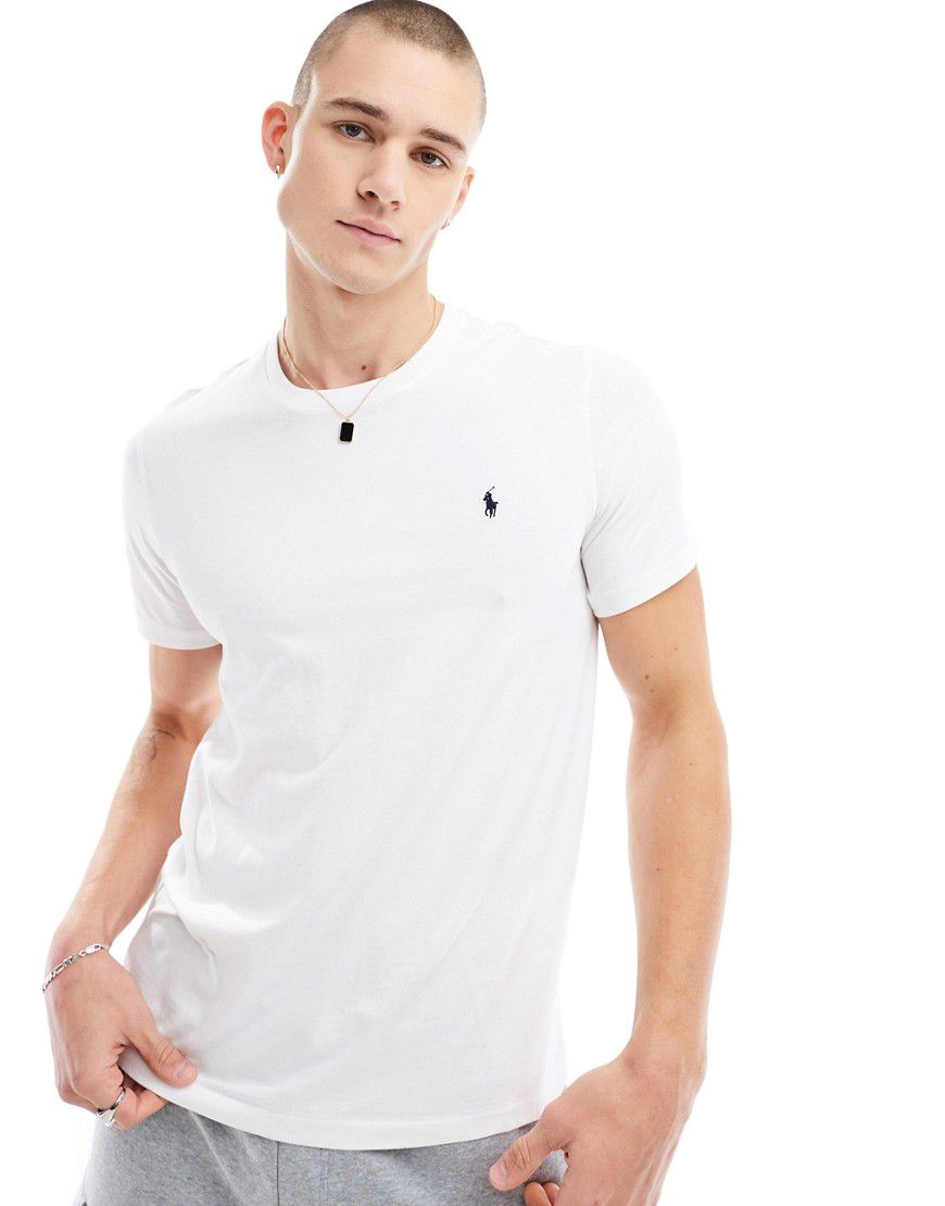 T-shirt da casa bianca con logo - Polo Ralph Lauren - Modalova