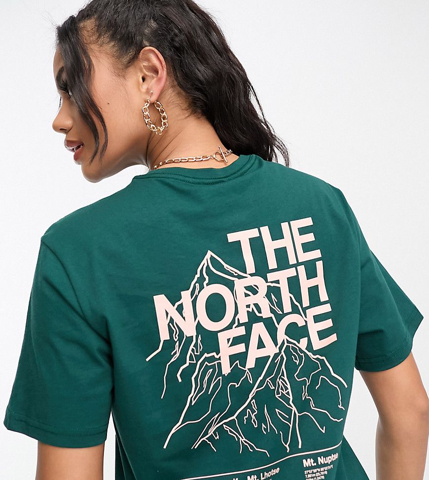 Mountain Outline - T-shirt boyfriend scuro - In esclusiva per ASOS - The North Face - Modalova