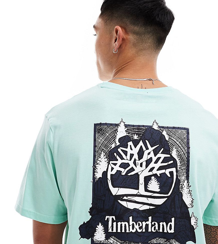 T-shirt oversize con logo mimetico sul retro - Timberland - Modalova