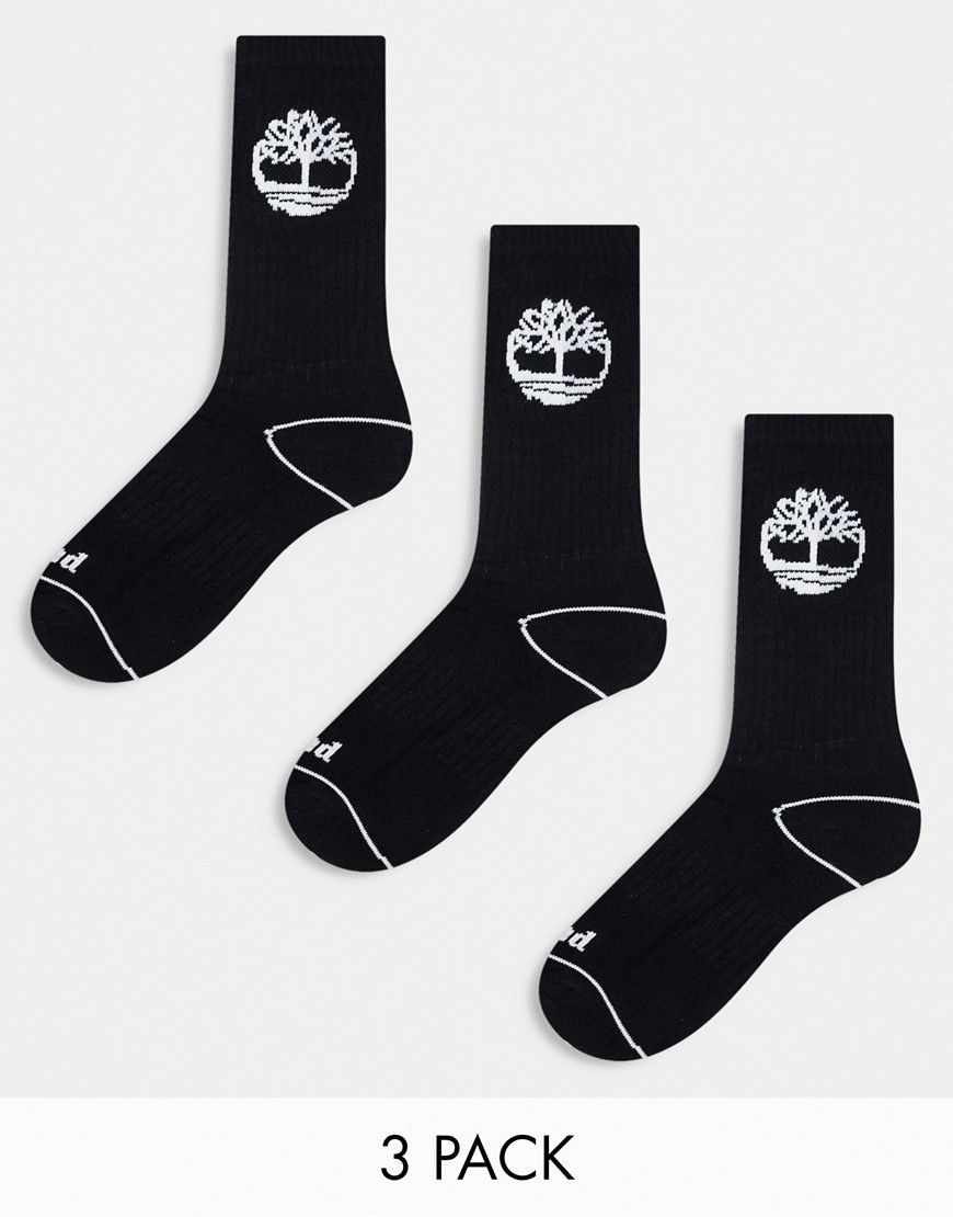 Bowden - Confezione da 3 paia di calzini neri - Timberland - Modalova