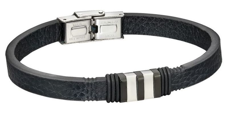 B5202 MEN'S BLACK BRACELET 21.5CM Jewellery - Fred Bennett - Modalova