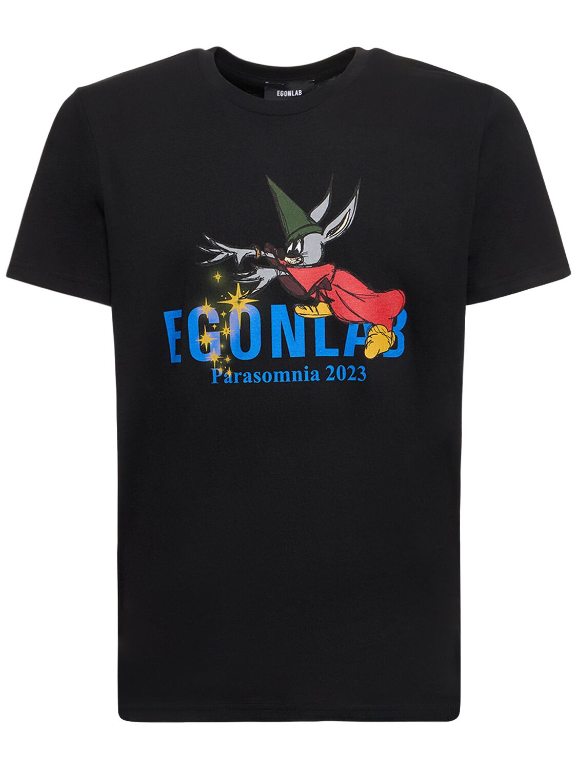 T-shirt Fantasia In Jersey Di Cotone - EGONLAB - Modalova