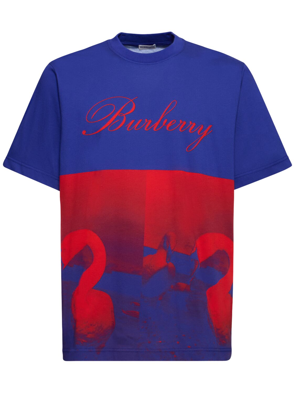 T-shirt Con Stampa - BURBERRY - Modalova