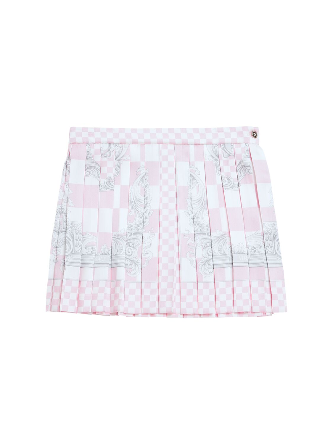 Printed Cotton Twill Skirt - VERSACE - Modalova