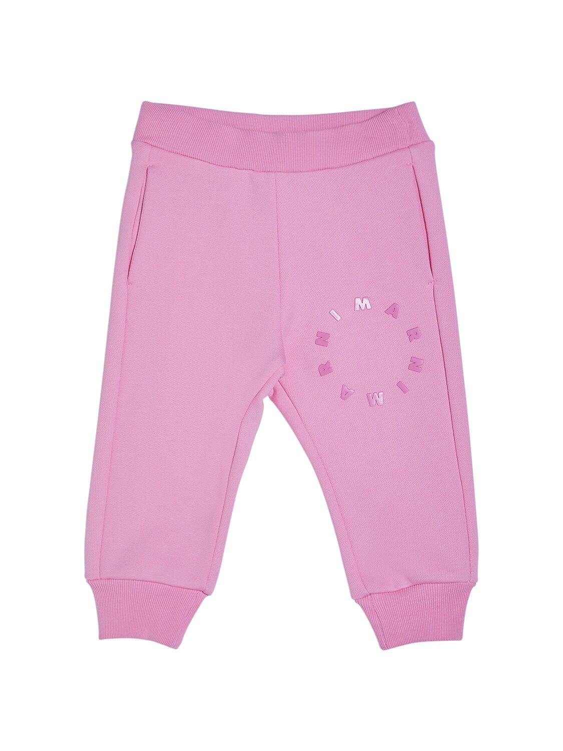 Pantaloni In Felpa Di Cotone Con Logo - MARNI JUNIOR - Modalova
