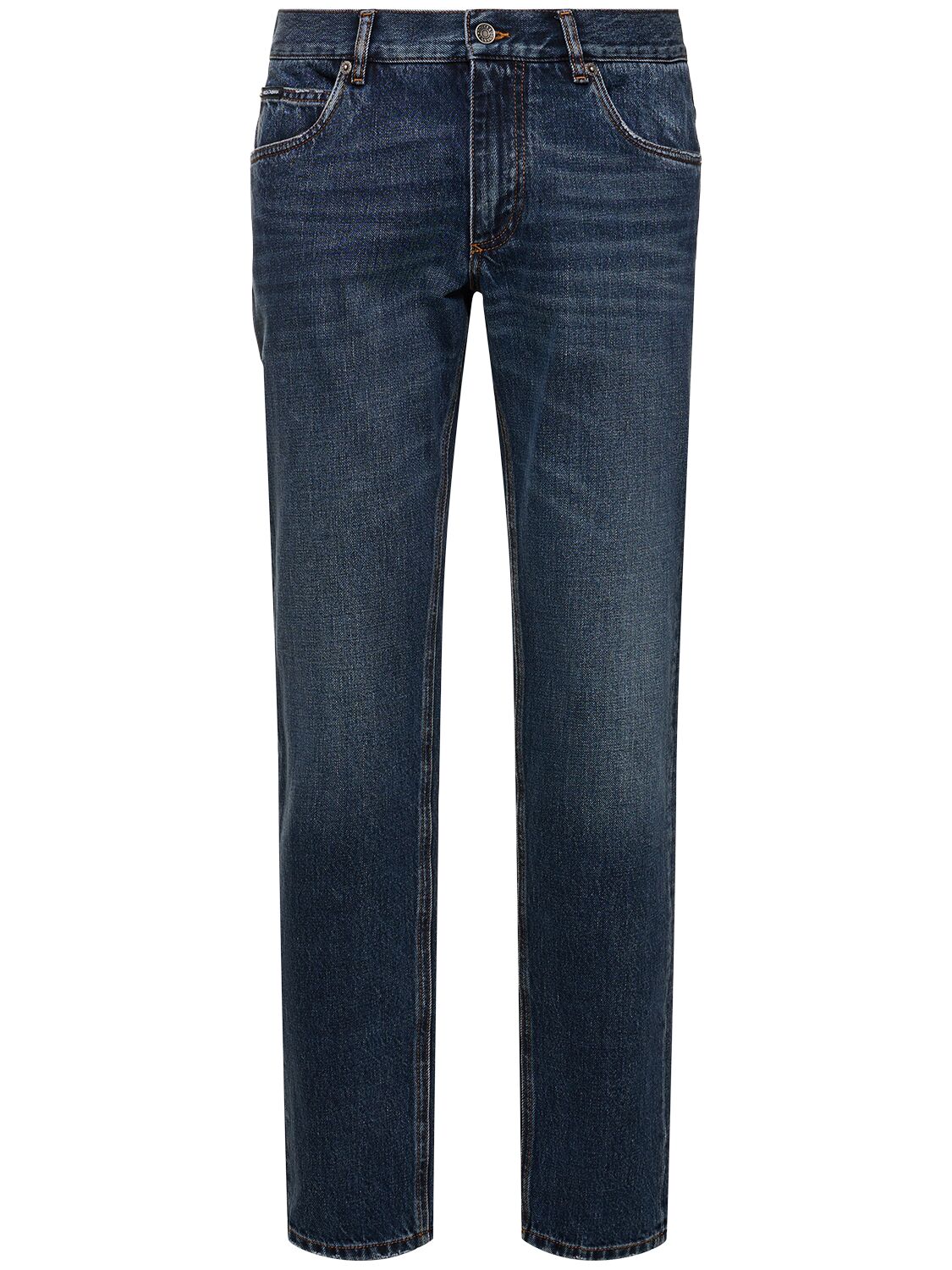 Jeans Regular Fit In Denim Washed - DOLCE & GABBANA - Modalova