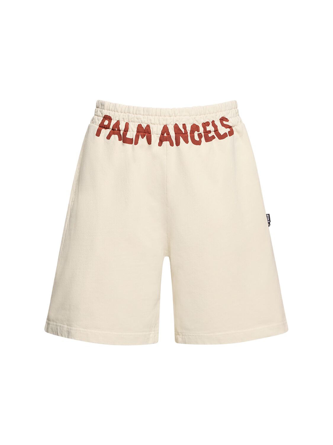 Pantaloni In Felpa Di Cotone Con Logo - PALM ANGELS - Modalova
