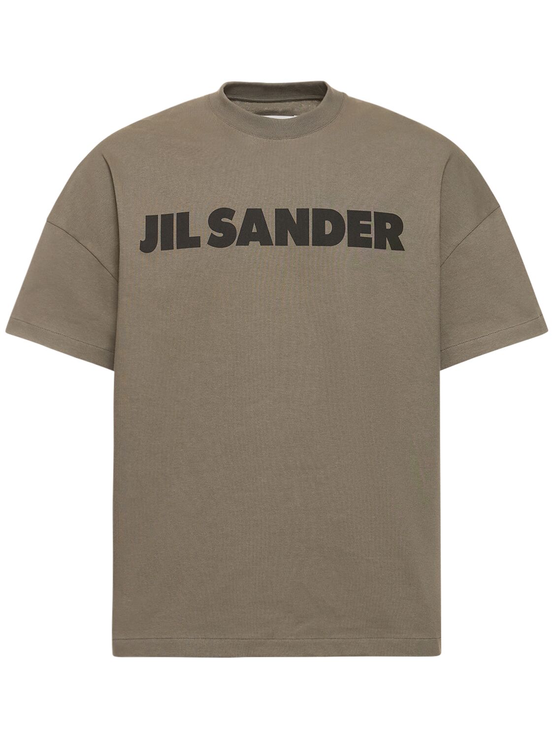 T-shirt Boxy Fit In Cotone Con Logo - JIL SANDER - Modalova