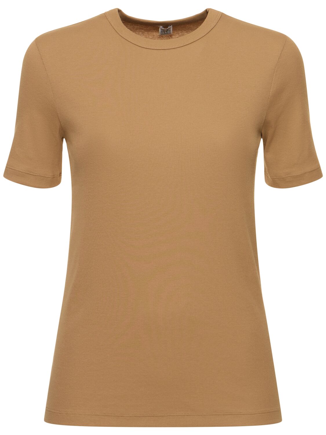 Classic Rib Cotton Jersey T-shirt - TOTEME - Modalova