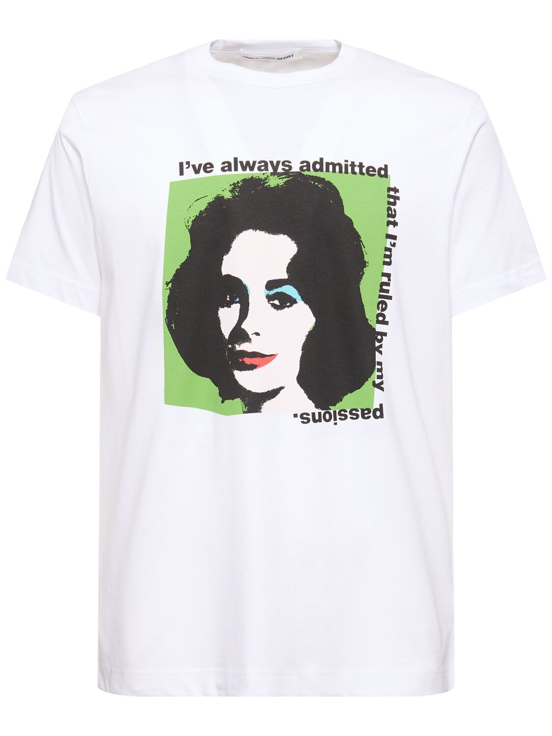 T-shirt Andy Warhol In Cotone Stampato - COMME DES GARÇONS SHIRT - Modalova